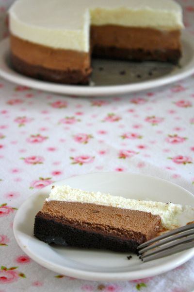 Quadruple Chocolate Mousse Cake