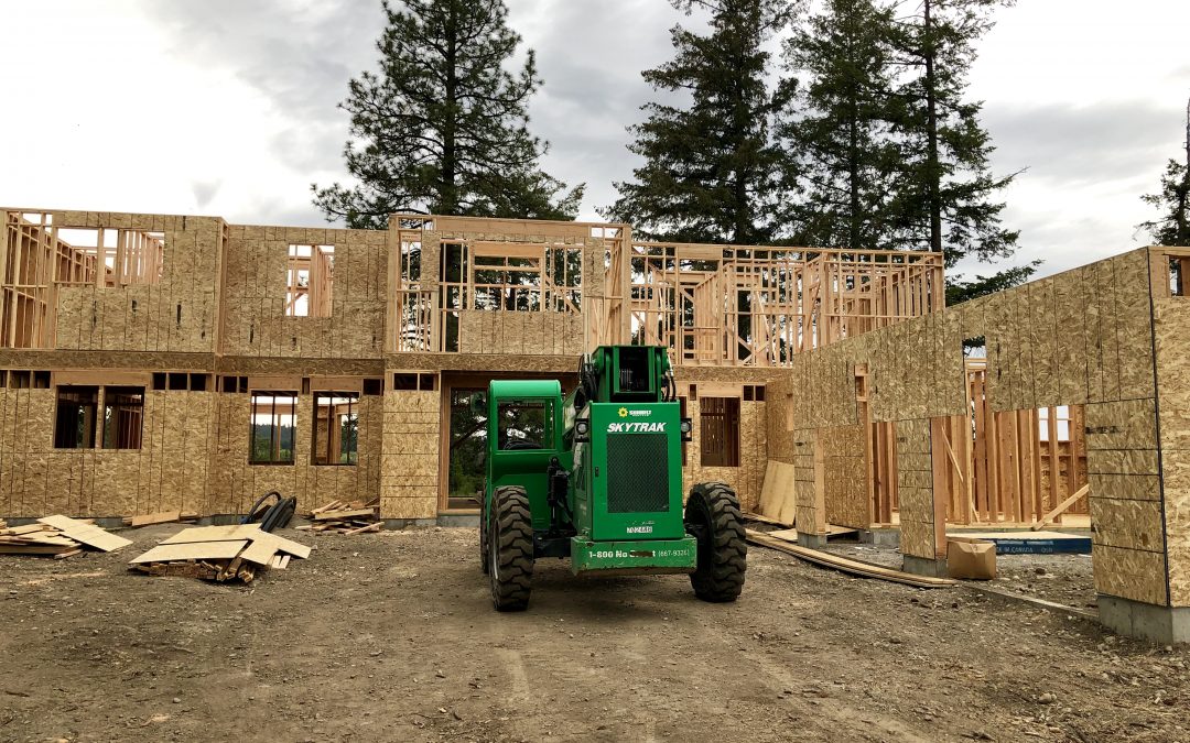 House Update – Floors, Walls, and Trusses